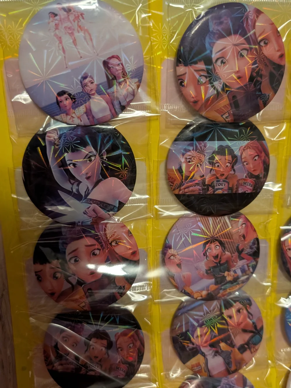 24 Kpop Demon Hunters Party Character Badge Pack -